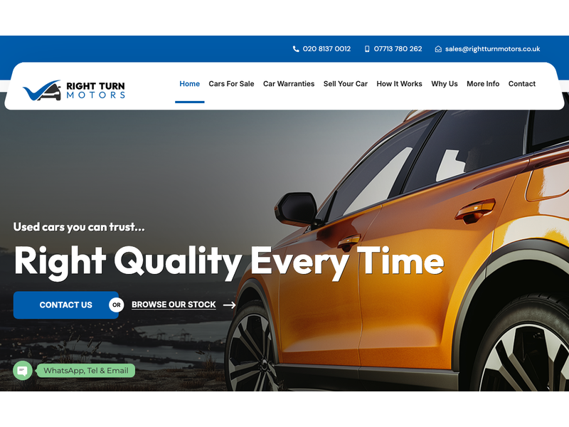Right Turn Motors, work by Immersive Media
